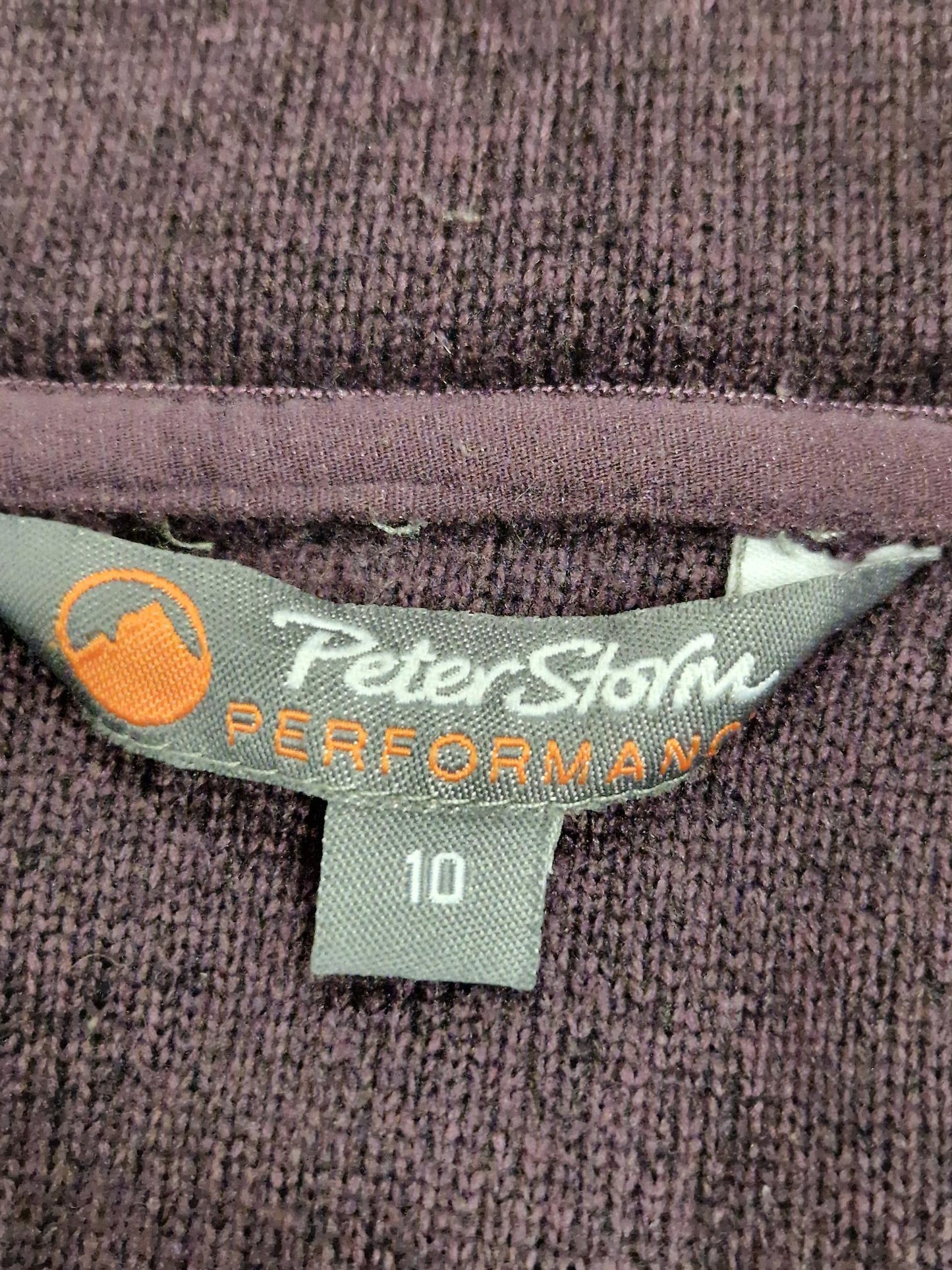 Peter Storm Ladies Fleece on Burgundy - Size 10