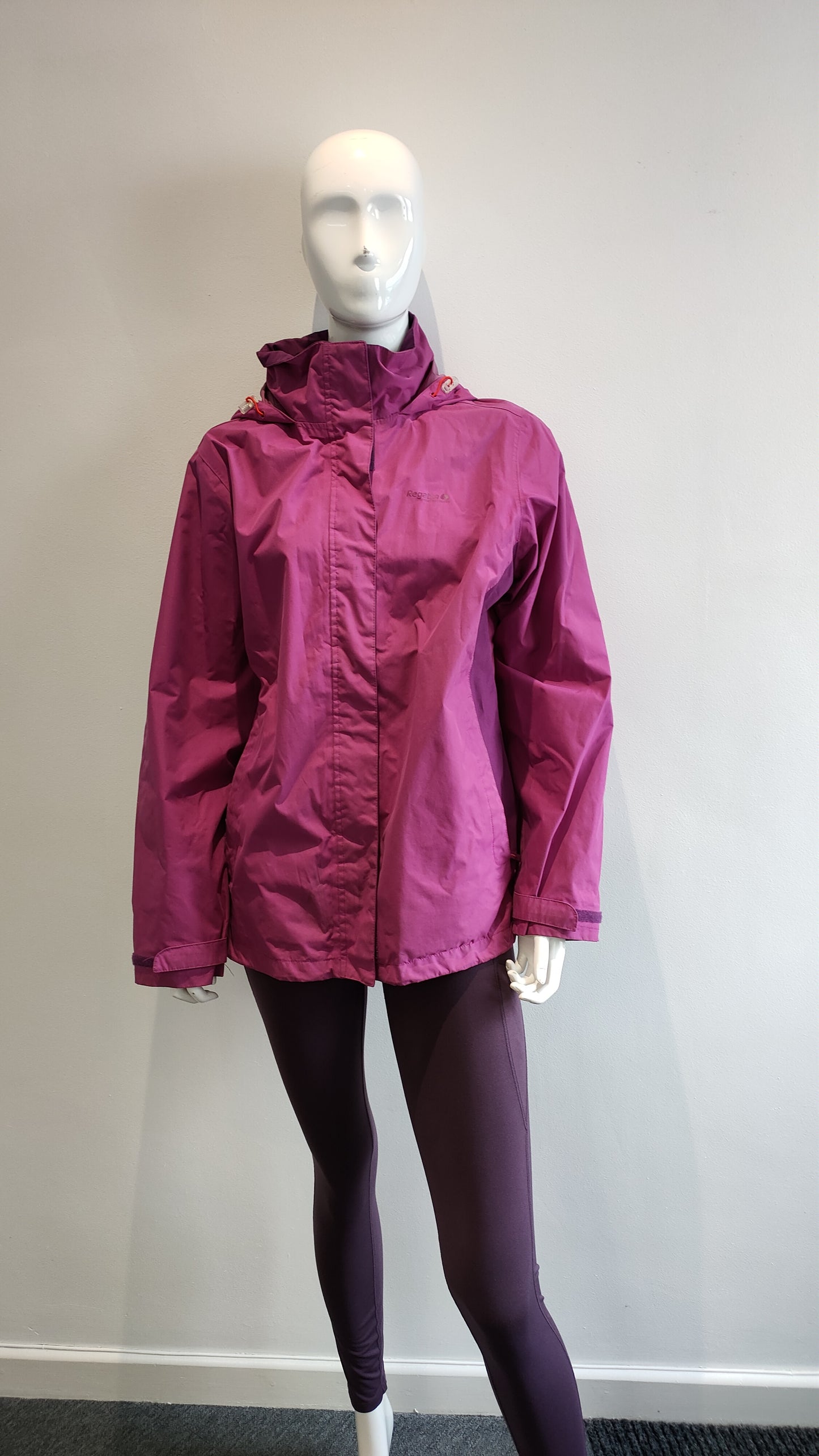 Females Regatta Hooded Rain Jacket 16